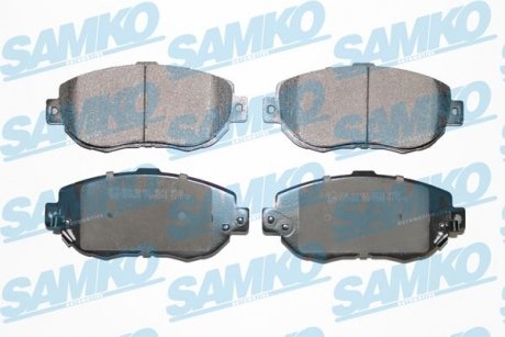 Тормозные колодки, дисковый тормоз (набор) SAMKO 5SP1033 (фото 1)