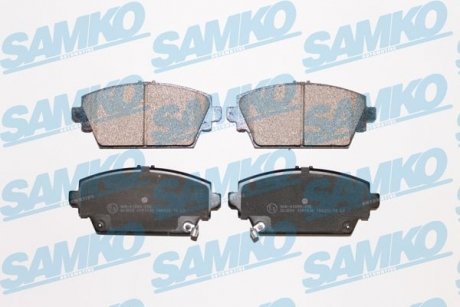 Тормозные колодки, дисковый тормоз (набор) SAMKO 5SP1036 (фото 1)