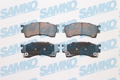 Тормозные колодки, дисковый тормоз (набор) SAMKO 5SP1045 (фото 1)