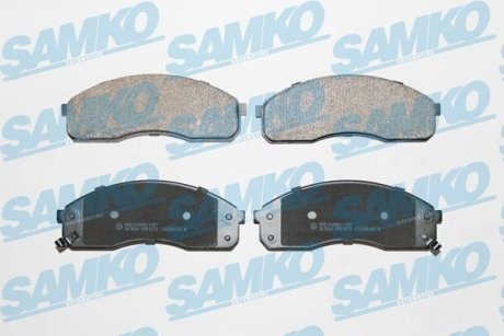 Тормозные колодки, дисковый тормоз (набор) SAMKO 5SP1072