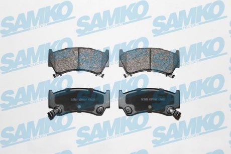 Тормозные колодки, дисковый тормоз (набор) SAMKO 5SP1101