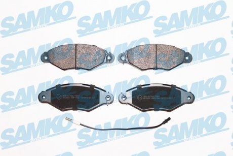 Тормозные колодки, дисковый тормоз (набор) SAMKO 5SP1106 (фото 1)