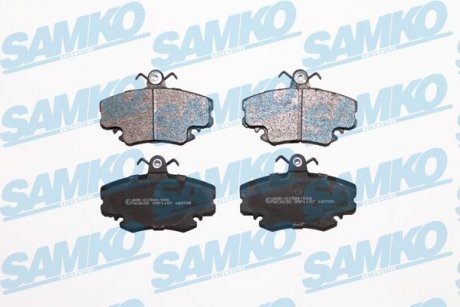 Тормозные колодки, дисковый тормоз (набор) SAMKO 5SP1107