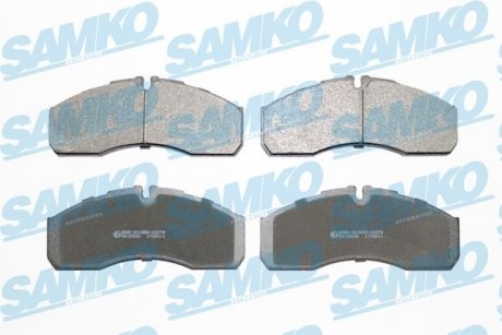 Тормозные колодки, дисковый тормоз (набор) SAMKO 5SP1109 (фото 1)