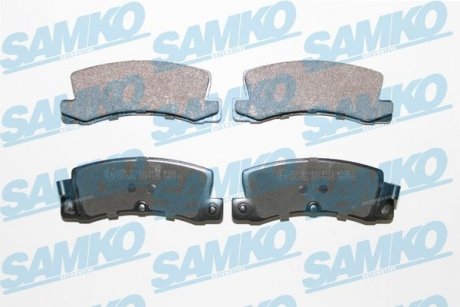 Тормозные колодки, дисковый тормоз (набор) SAMKO 5SP1125 (фото 1)