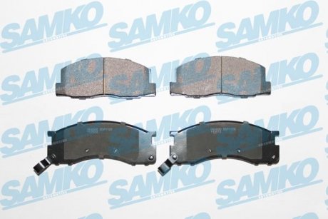 Тормозные колодки, дисковый тормоз (набор) SAMKO 5SP1126 (фото 1)