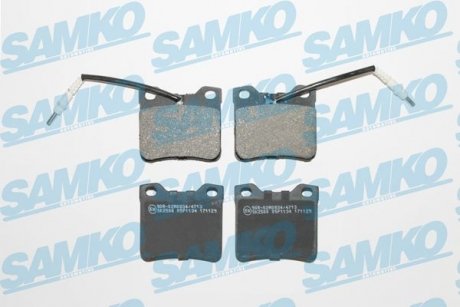 Тормозные колодки, дисковый тормоз (набор) SAMKO 5SP1134 (фото 1)