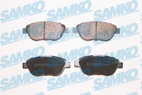 Тормозные колодки, дисковый тормоз (набор) SAMKO 5SP1192