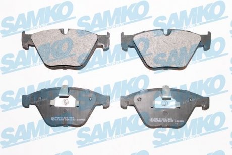 Тормозные колодки, дисковый тормоз (набор) SAMKO 5SP1193