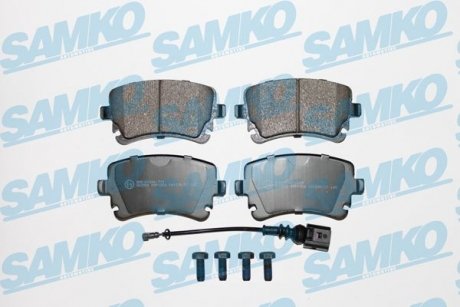 Тормозные колодки, дисковый тормоз (набор) SAMKO 5SP1206 (фото 1)