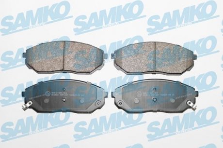 Тормозные колодки, дисковый тормоз (набор) SAMKO 5SP1207