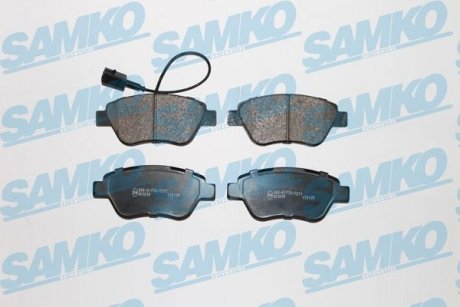 Тормозные колодки, дисковый тормоз (набор) SAMKO 5SP1225 (фото 1)