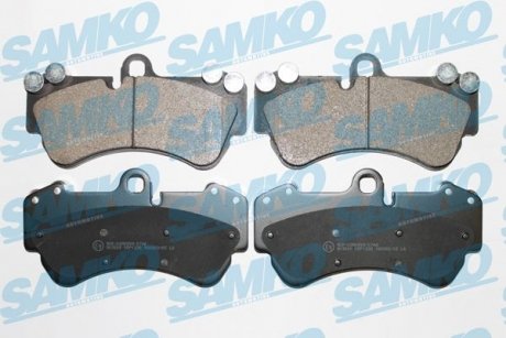Тормозные колодки, дисковый тормоз (набор) SAMKO 5SP1226 (фото 1)