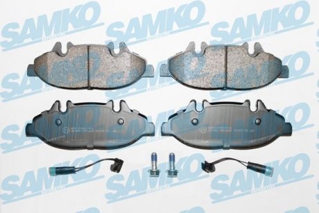 Тормозные колодки, дисковый тормоз (набор) SAMKO 5SP1228 (фото 1)