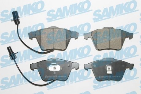 Гальмівні колодки, дискове гальмо (набір) SAMKO 5SP1230