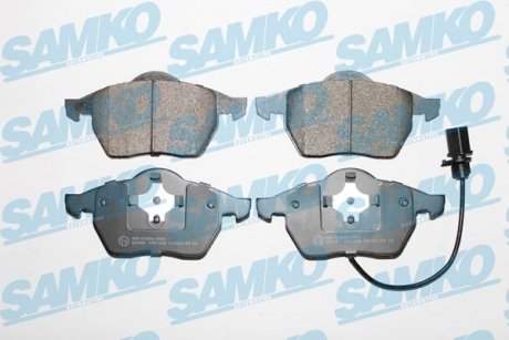 Тормозные колодки, дисковый тормоз (набор) SAMKO 5SP1238 (фото 1)