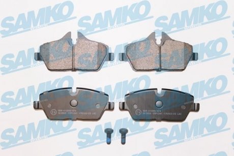 Тормозные колодки, дисковый тормоз (набор) SAMKO 5SP1241 (фото 1)