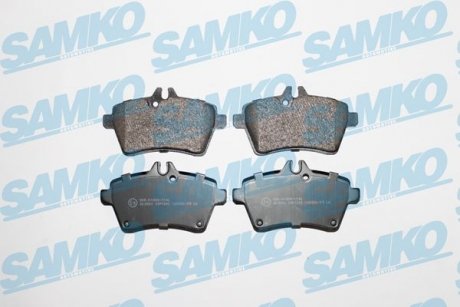 Тормозные колодки, дисковый тормоз (набор) SAMKO 5SP1242