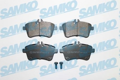 Тормозные колодки, дисковый тормоз (набор) SAMKO 5SP1243 (фото 1)