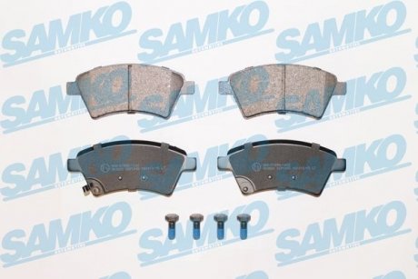 Тормозные колодки, дисковый тормоз (набор) SAMKO 5SP1245 (фото 1)