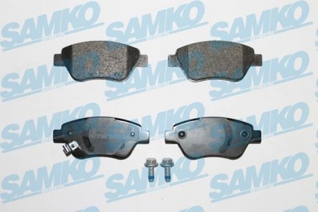 Тормозные колодки, дисковый тормоз (набор) SAMKO 5SP1247 (фото 1)