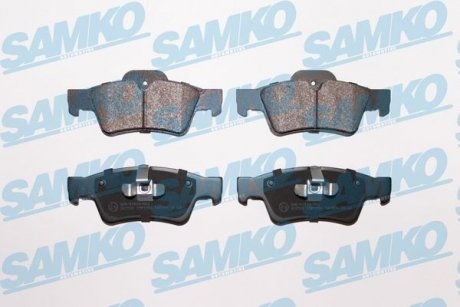 Тормозные колодки, дисковый тормоз (набор) SAMKO 5SP1254 (фото 1)