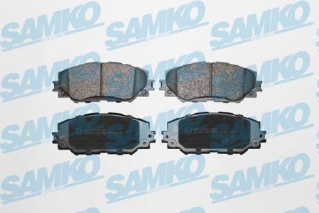 Тормозные колодки, дисковый тормоз (набор) SAMKO 5SP1258