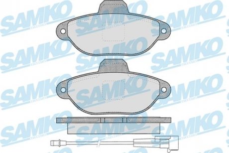 Тормозные колодки, дисковый тормоз (набор) SAMKO 5SP1262