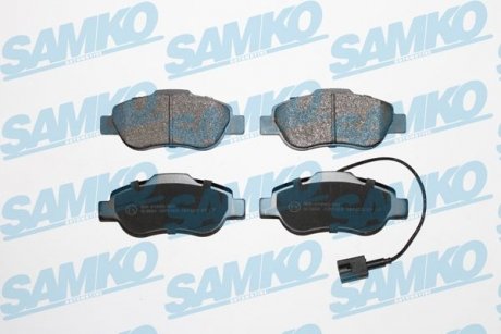 Тормозные колодки, дисковый тормоз (набор) SAMKO 5SP1263