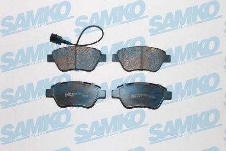 Гальмівні колодки, дискове гальмо (набір) SAMKO 5SP1264 (фото 1)