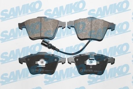 Гальмівні колодки, дискове гальмо (набір) SAMKO 5SP1270