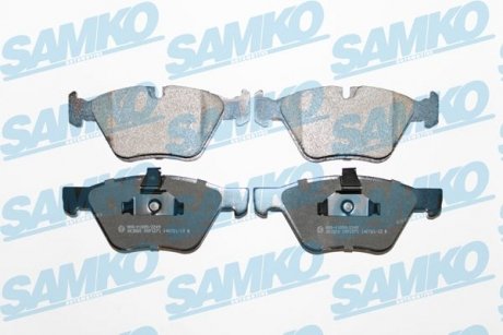 Тормозные колодки, дисковый тормоз (набор) SAMKO 5SP1271 (фото 1)