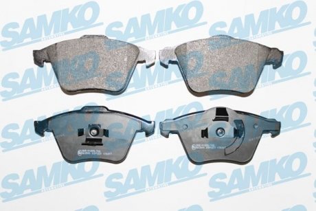 Тормозные колодки, дисковый тормоз (набор) SAMKO 5SP1277 (фото 1)