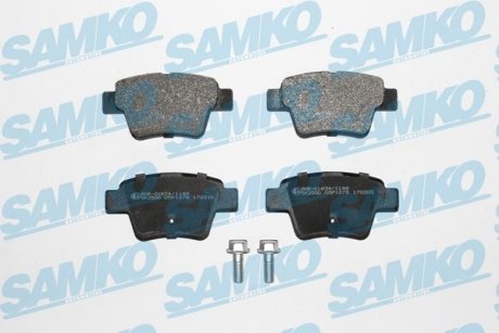 Гальмівні колодки, дискове гальмо (набір) SAMKO 5SP1278