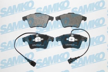 Тормозные колодки, дисковый тормоз (набор) SAMKO 5SP1285
