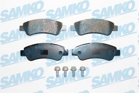 Тормозные колодки, дисковый тормоз (набор) SAMKO 5SP1289 (фото 1)