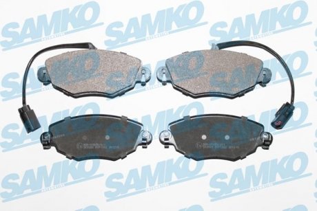 Тормозные колодки, дисковый тормоз (набор) SAMKO 5SP1302