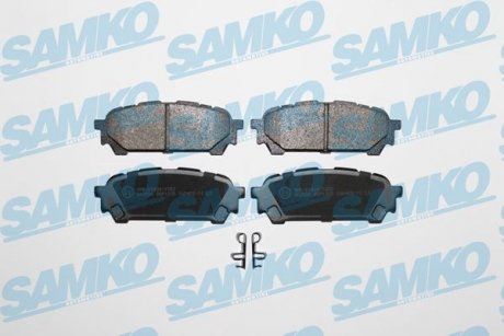 Тормозные колодки, дисковый тормоз (набор) SAMKO 5SP1335 (фото 1)