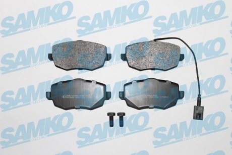 Тормозные колодки, дисковый тормоз (набор) SAMKO 5SP1336 (фото 1)