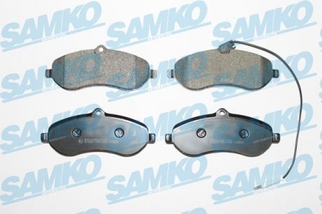 Тормозные колодки, дисковый тормоз (набор) SAMKO 5SP1348 (фото 1)