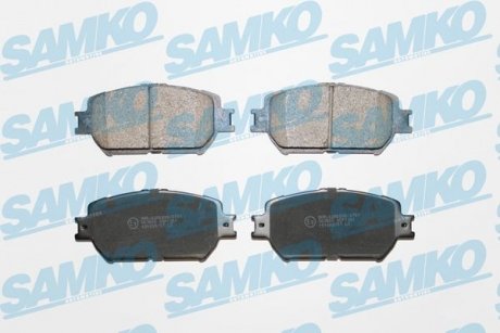 Тормозные колодки, дисковый тормоз (набор) SAMKO 5SP1361 (фото 1)