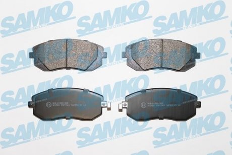 Тормозные колодки, дисковый тормоз (набор) SAMKO 5SP1363 (фото 1)