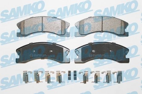 Тормозные колодки, дисковый тормоз (набор) SAMKO 5SP1365 (фото 1)