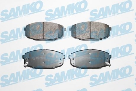 Тормозные колодки, дисковый тормоз (набор) SAMKO 5SP1375 (фото 1)