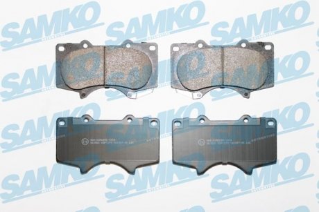 Тормозные колодки, дисковый тормоз (набор) SAMKO 5SP1379