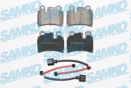Тормозные колодки, дисковый тормоз (набор) SAMKO 5SP1380