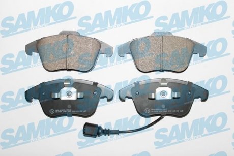 Тормозные колодки, дисковый тормоз (набор) SAMKO 5SP1392 (фото 1)