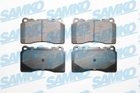 Гальмівні колодки, дискове гальмо (набір) SAMKO 5SP1394 (фото 1)