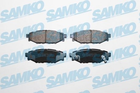 Тормозные колодки, дисковый тормоз (набор) SAMKO 5SP1408 (фото 1)