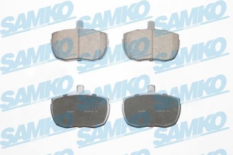 Тормозные колодки, дисковый тормоз (набор) SAMKO 5SP140 (фото 1)